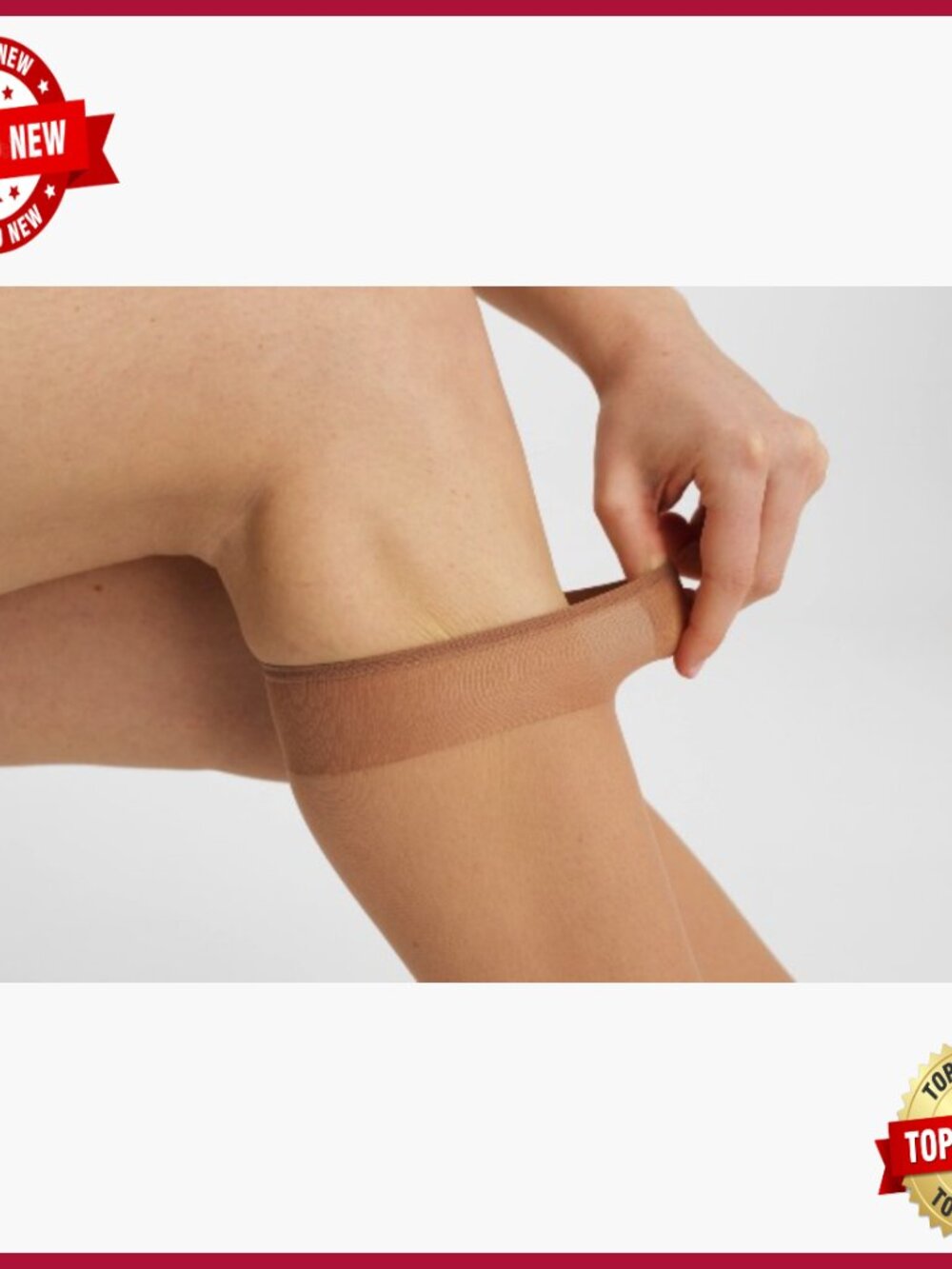 Knee Highs with Graduated Compression 6 Pair Pack Sheer Socks - Picture 7 of 7